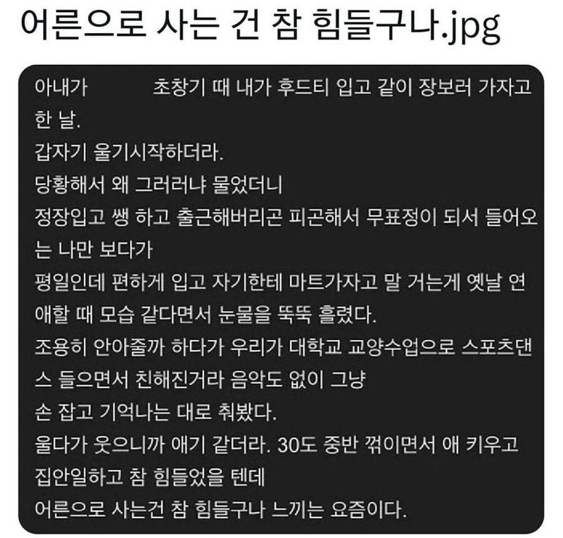 IMG_0776.jpeg 어른으로 사는 건 참 힘들구나